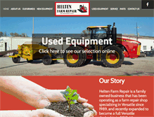 Tablet Screenshot of heltenfarmrepair.com